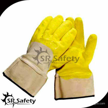 SRSAFETY Gants de travail de sécurité en latex haute qualité